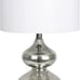 2 mercury silver glass double gourd lamps