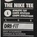 szLARGE NIKE DRI-FIT US AIR FORCE VOLLEYBALL ATHLETIC FIT TSHIRT WOMENS RC 11981
