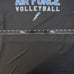 szLARGE NIKE DRI-FIT US AIR FORCE VOLLEYBALL ATHLETIC FIT TSHIRT WOMENS RC 11981