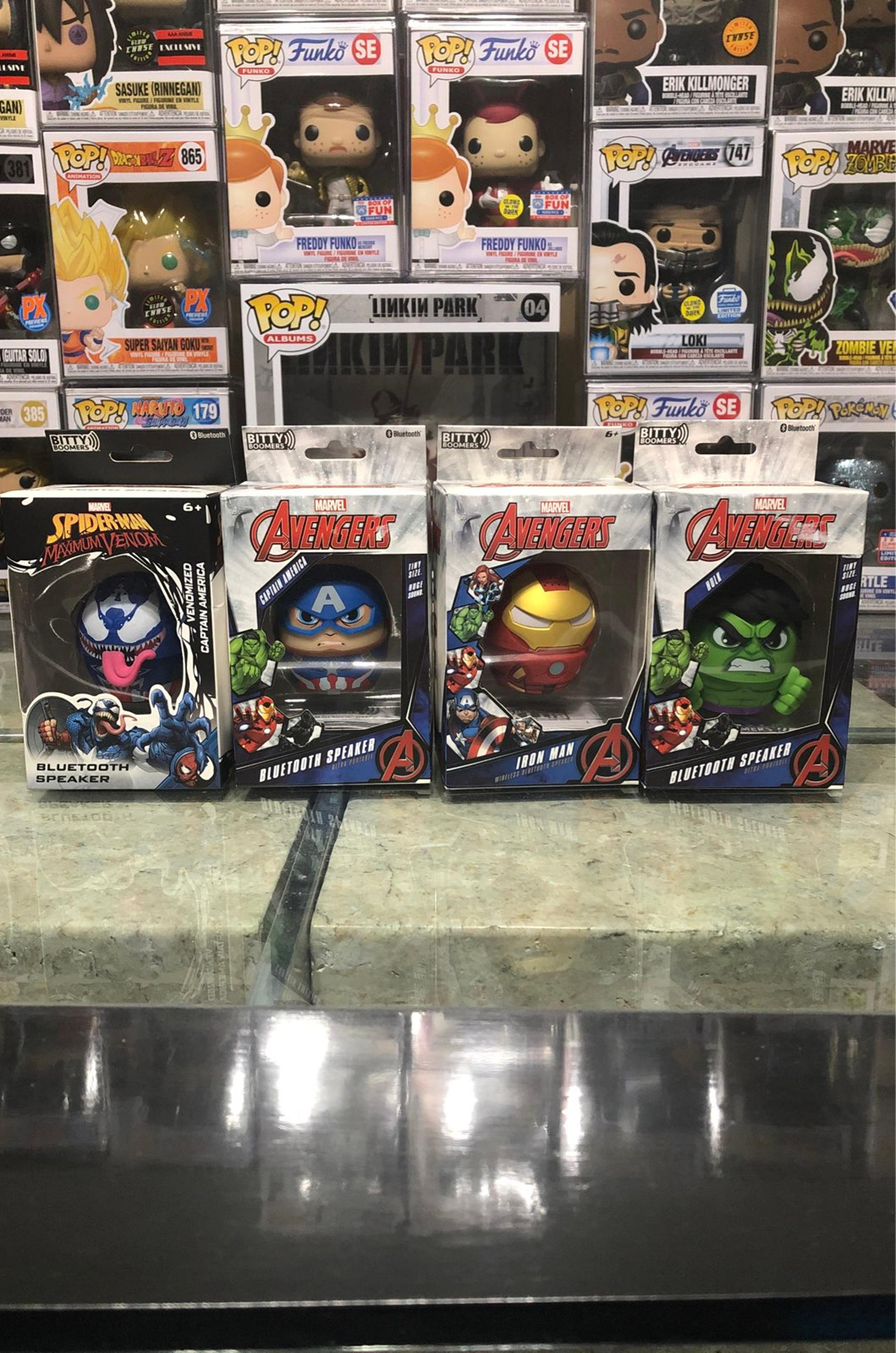 Marvel Bluetooth Speakers Set - Portable Mini