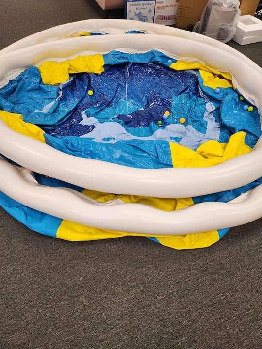 Hapfan Inflatable Outdoor Swimming Pools 8ft * 30in