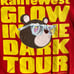 Kanye West Glow In The Dark Tour Takashi Murakami Rap T-shirt 2007 Large L Red