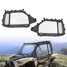 KEMIMOTO Cab Enclosures, Upgrade Resin Zipper Unbreakable 2 Soft Upper Doors