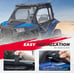 KEMIMOTO Cab Enclosures, Upgrade Resin Zipper Unbreakable 2 Soft Upper Doors