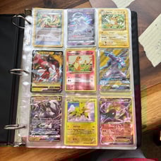 Roughly around 200 Pokémon cards