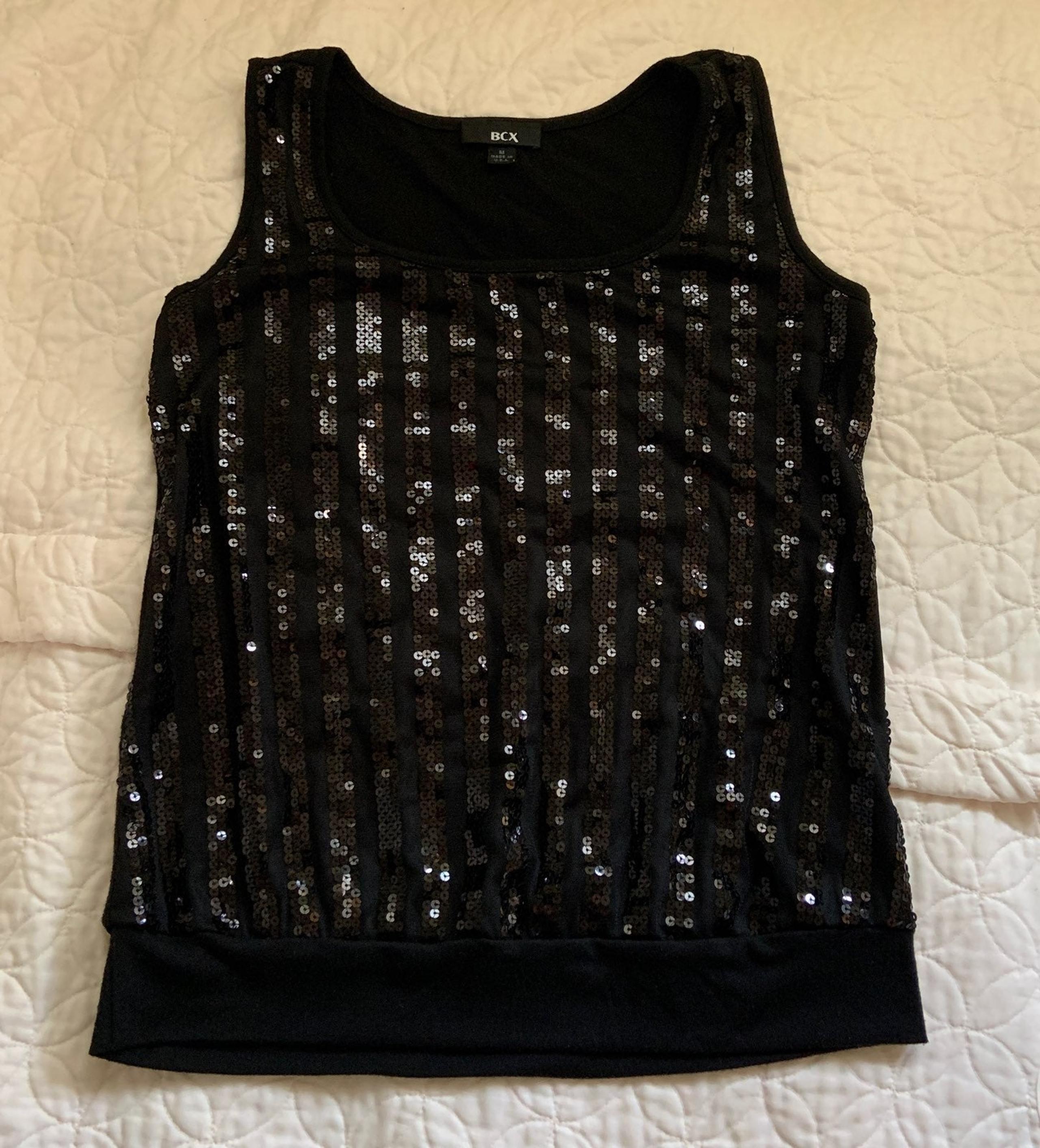 New sequin tank top