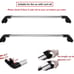 Loading 165lbs Cargo Racks for Audi Q5 2009-2017 Roof Rack Cross Bars Luggage Ra