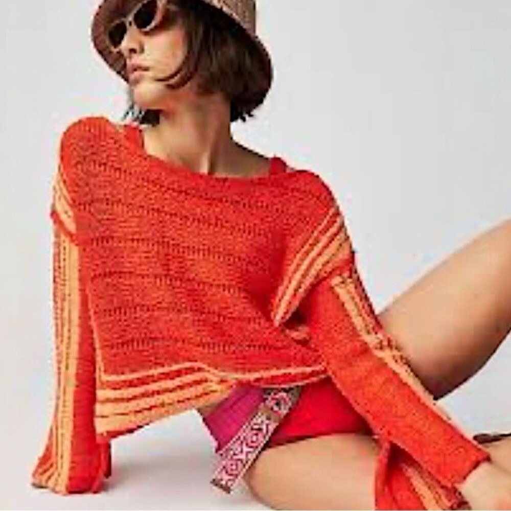 FREE PEOPLE Sunrays Pullover Sweater