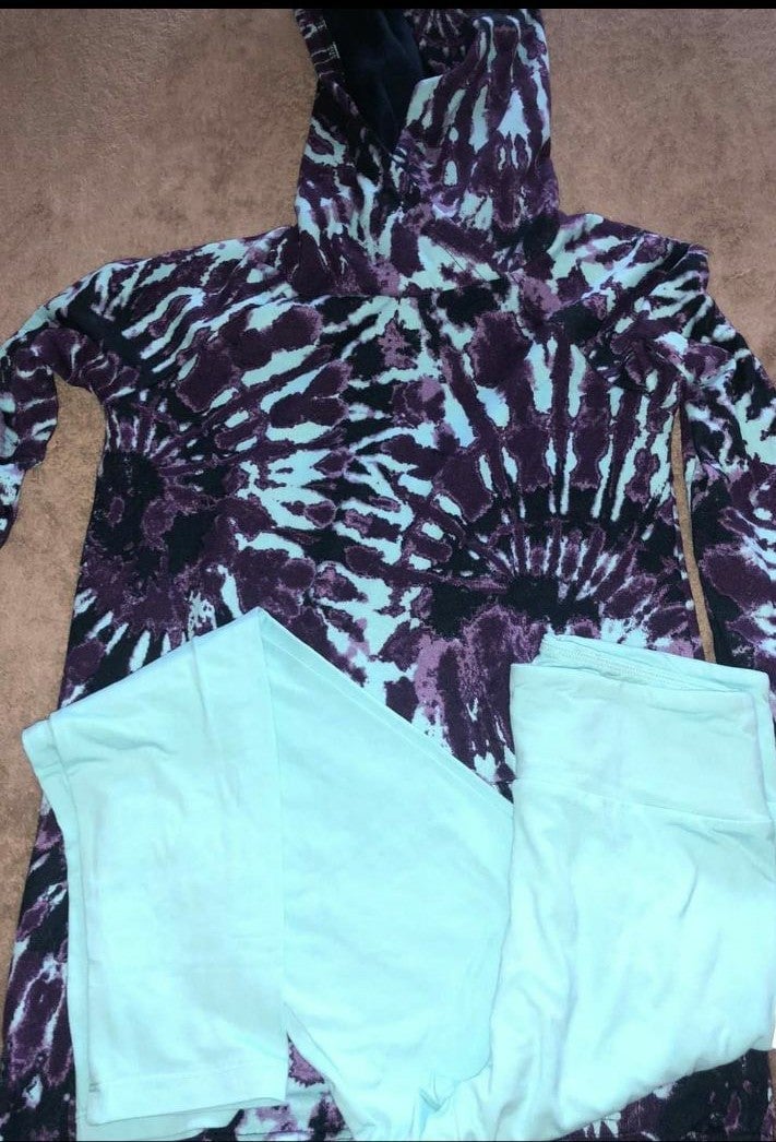 Lularoe S Tiedye Amber And OS Leggings
