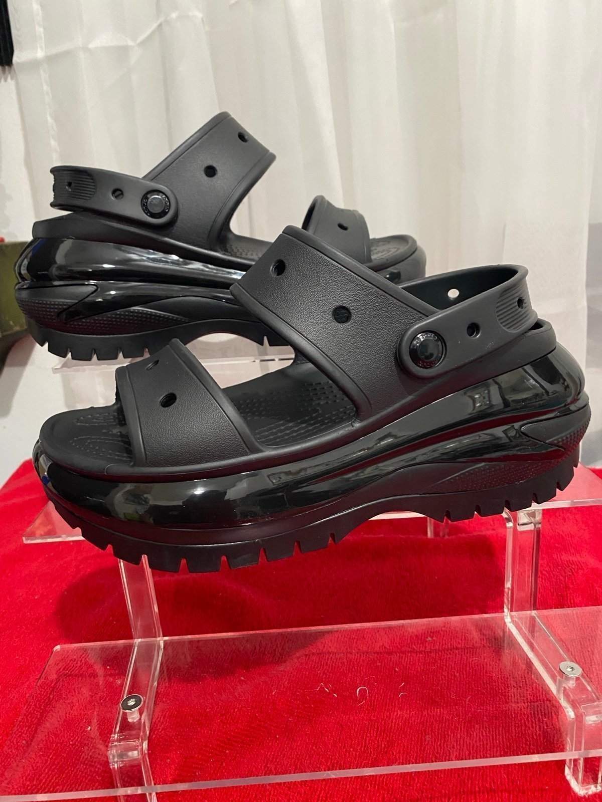 Crocs Mega Crush Sandals - Black