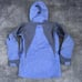 Women's Vintage Patagonia Blue Mulberry Gray Stretch Gravity Hooded Jacket Sz XS