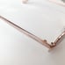 Calvin Klein Rose Gold Aviator Sunglasses