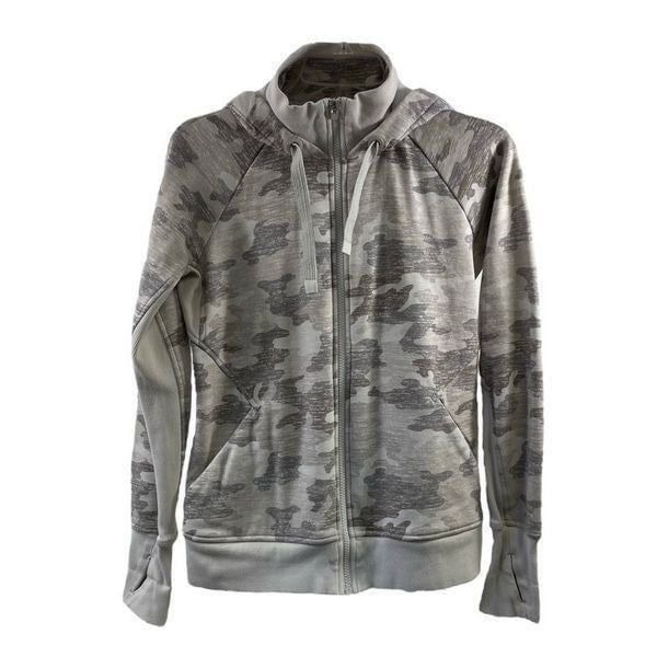 Athleta Gray Triumph Hoodie Jacket Size S