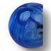 VTG Mexican Blown Glass Cobalt Blue Swirl Glass Pitcher Sits on Slant