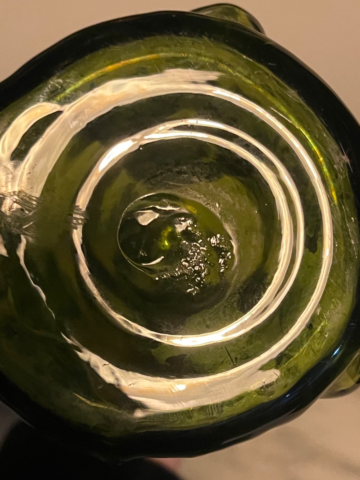 BLENKO Mid Century sales Rare Green 6819 Decanter