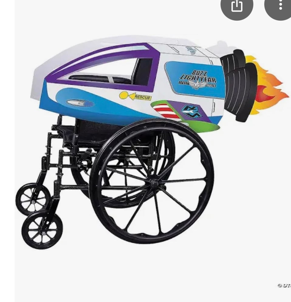 Buzz light year wheelchair costume