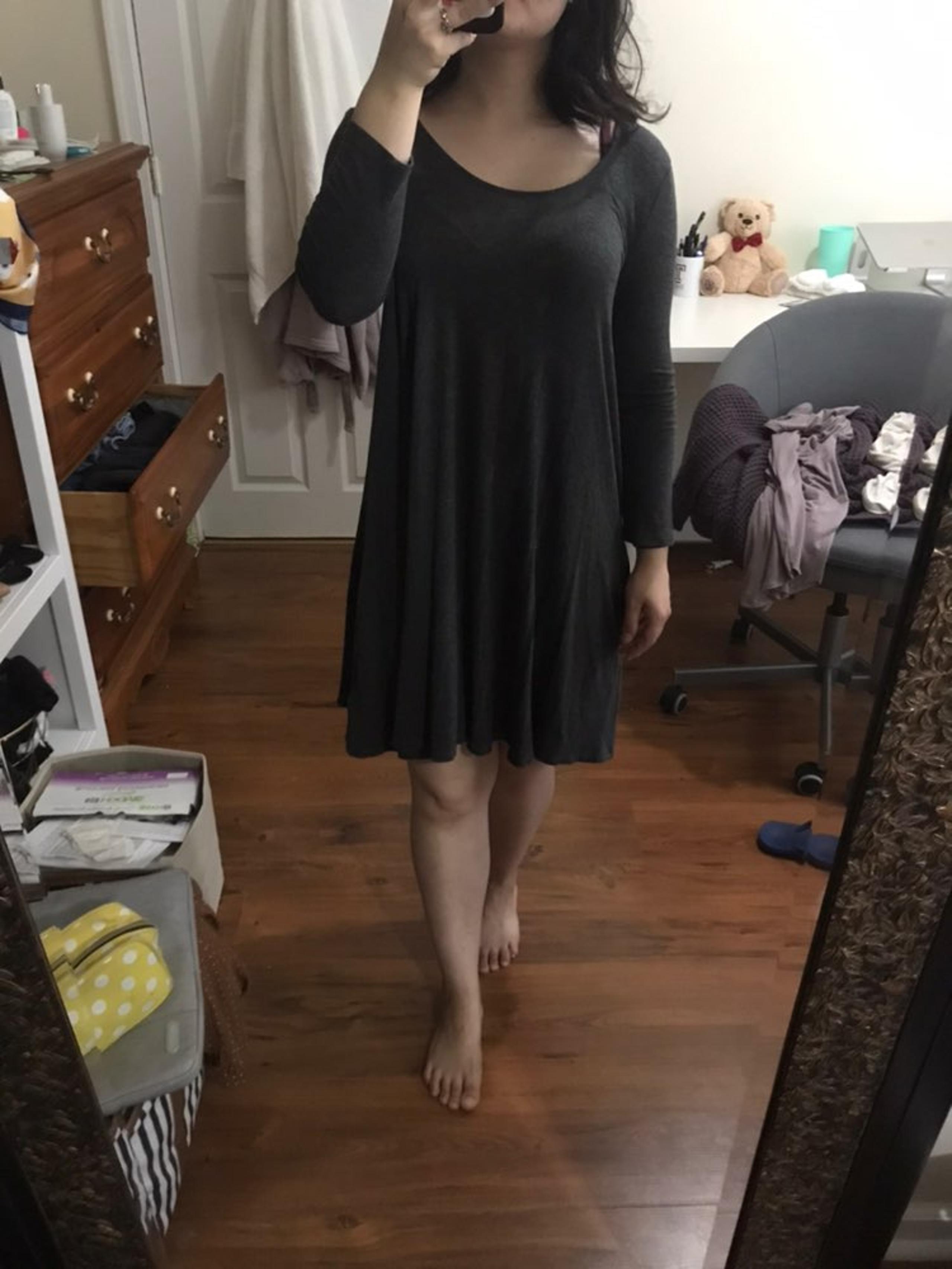 Urban Outfitters Grey Shirt Dress Size S