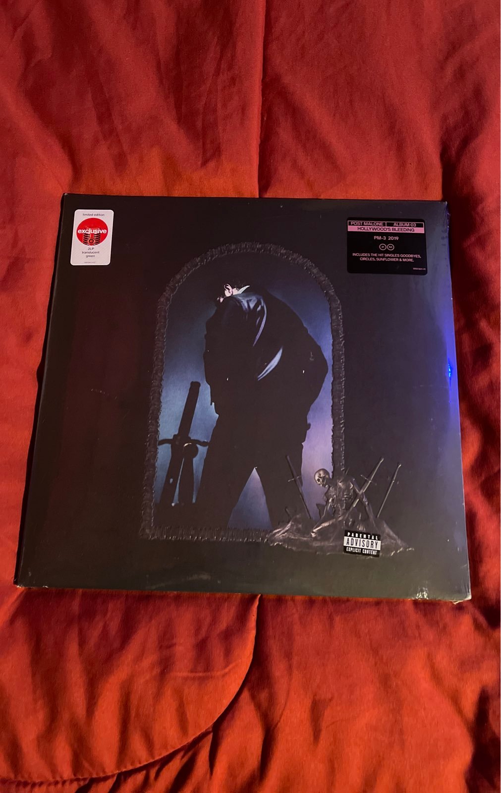 Post malone hollywoods bleeding limited edition sealed brand new vinyl record