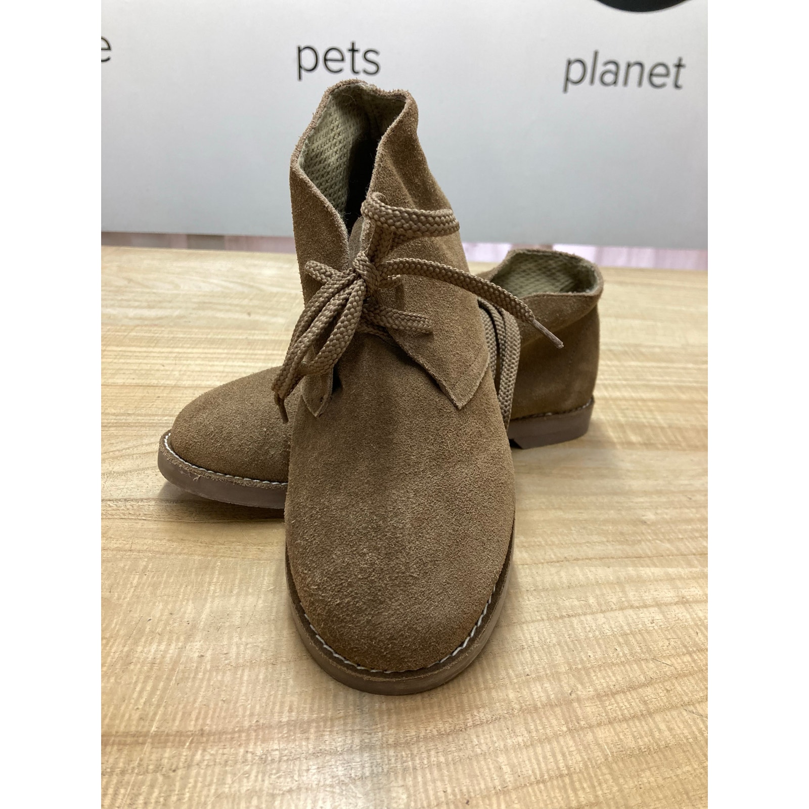 Crewcuts Brown Suede McAllister Shoes Kids Size 7