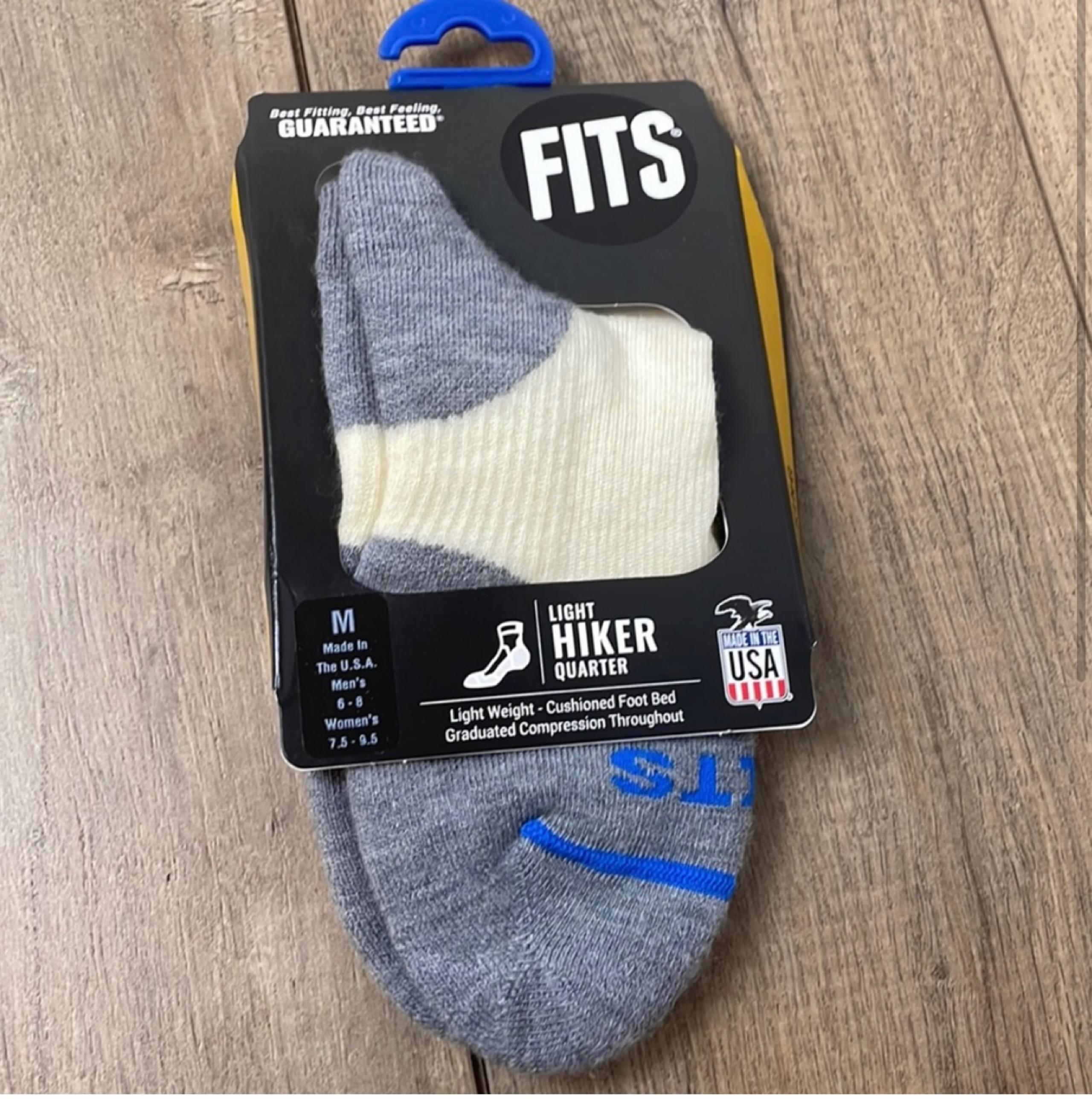 New Unisex Fits Light Hiker Quarter Grey/Cream Size M
