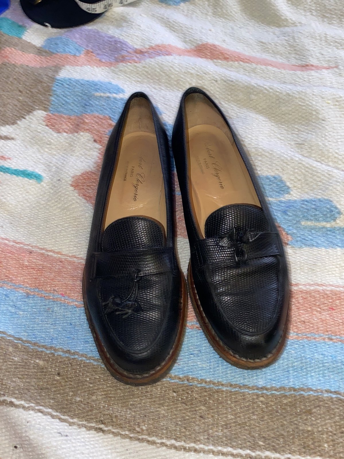 Robert Clergerie leather shoes 7.5