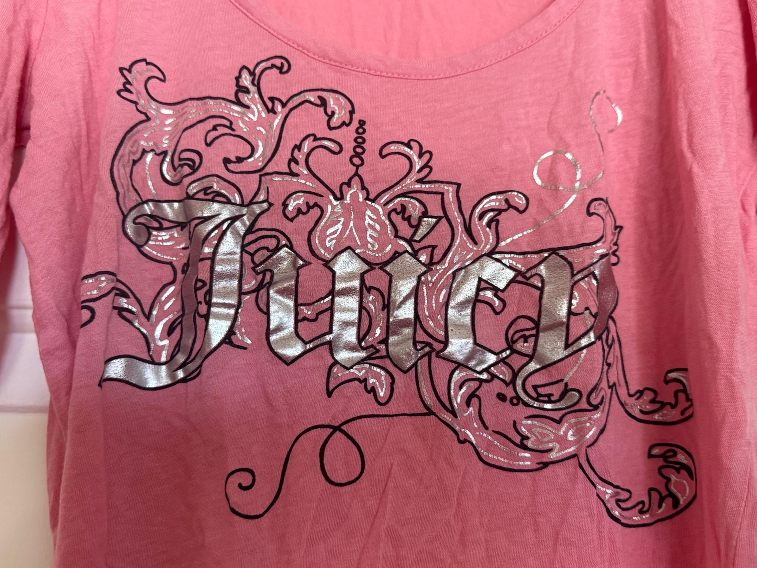 Vintage Juicy Couture Pink Fitted Puff Sleeve Blouse