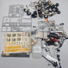 Vintage Model Cars Junkyard Lot of Parts Wheels Tires Engines 60s 70s 80s