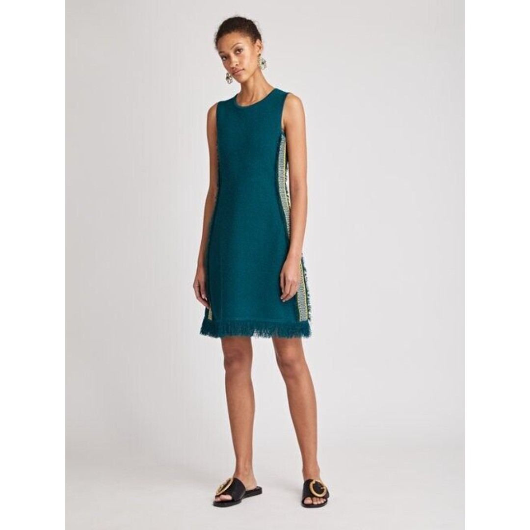 Oscar de la Renta Crew Neck Mini Dress 2019 Pre fall lookbook Sz XS
