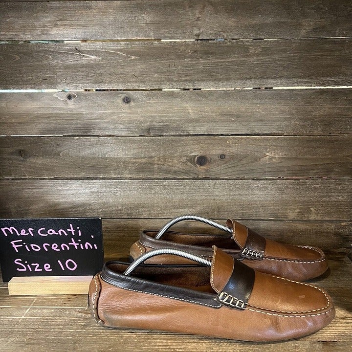Mercanti fiorentini shop leather loafer