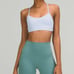 Lululemon Flow Y Bra Blue Linen Size 10