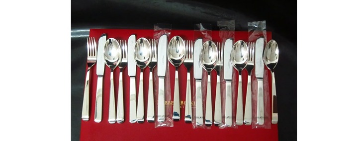 ROBBE & BERKING ALTA 18TL. DESSERT - STARTER CUTLERY 925 STERLING SILVER R&B