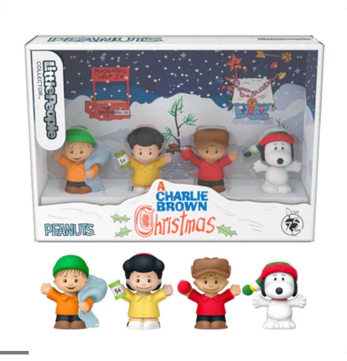 Little People Charlie Brown Christmas Collector Set Fisher Price