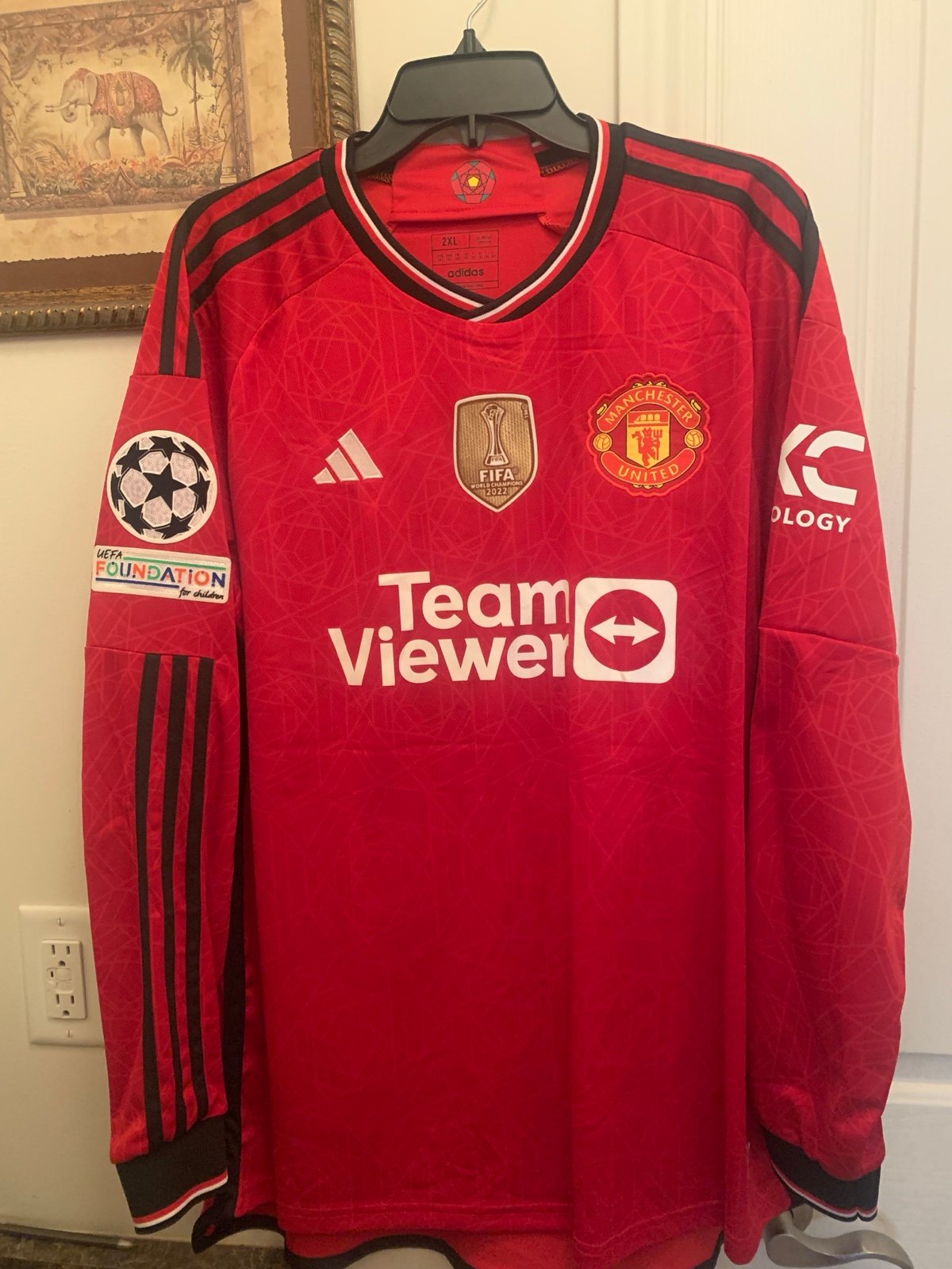 Manchester United 23/24 jersey long sleeve Ronaldo #7