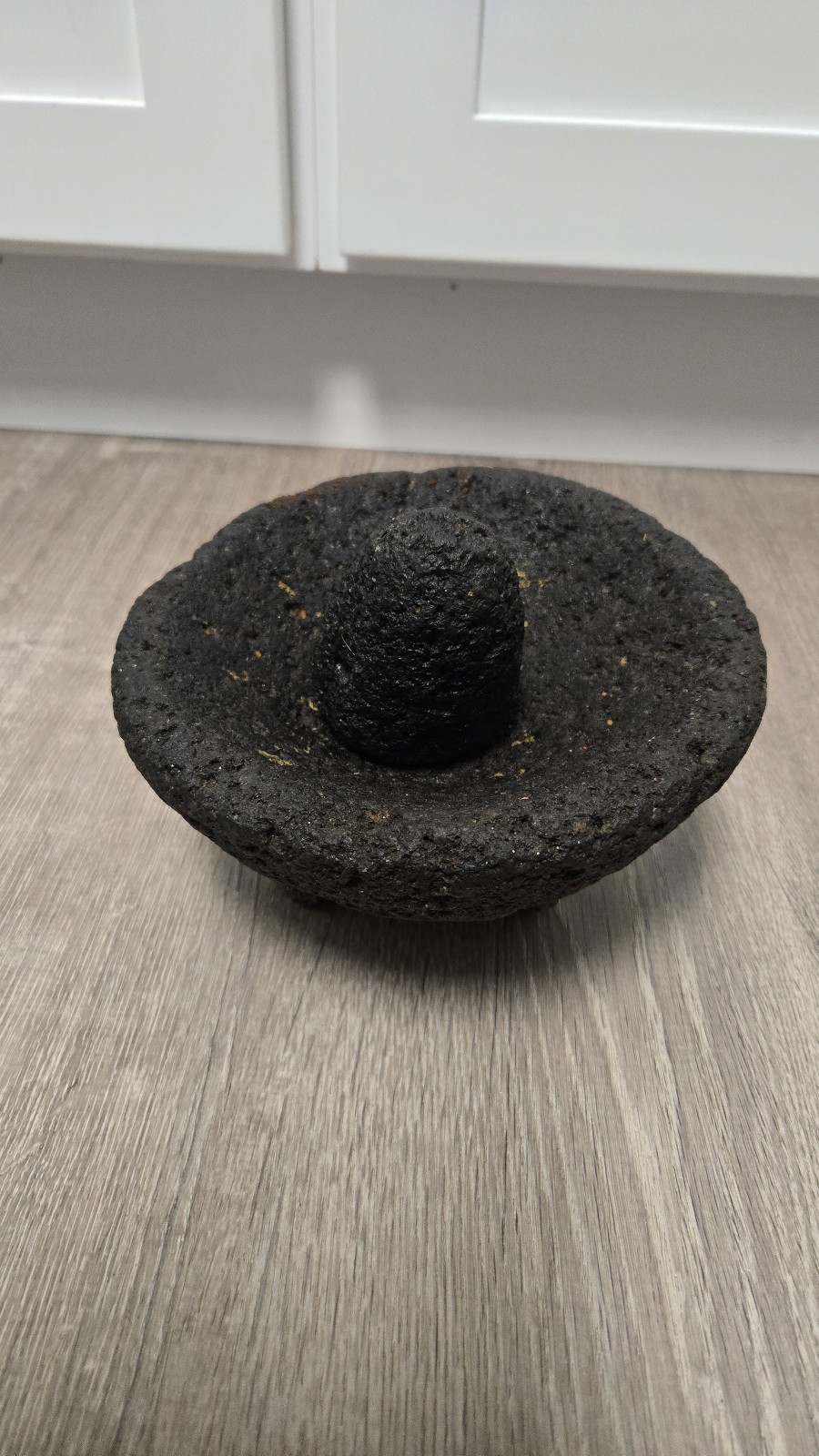 Mexican Molcajete Volcanic Lava Stone Mortar Pestle