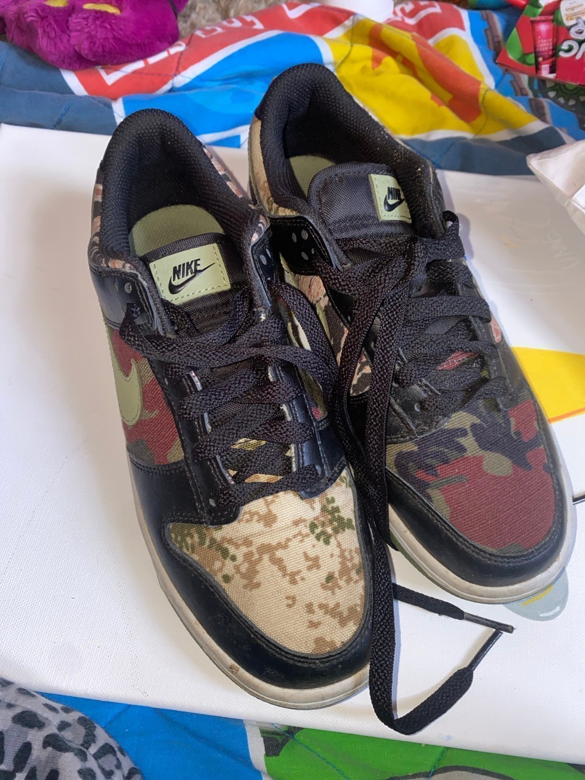 Nike Dunk Low Se Black Multi Camo