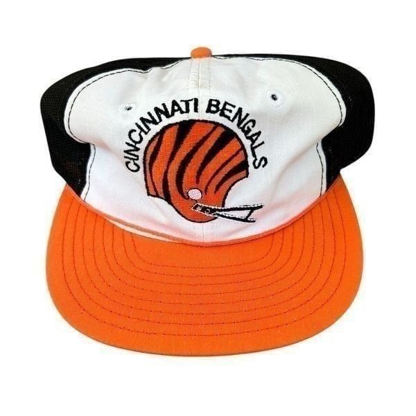 Vintage Cincinnati Bengals Trucker Snapback Hat NFL Football Cap