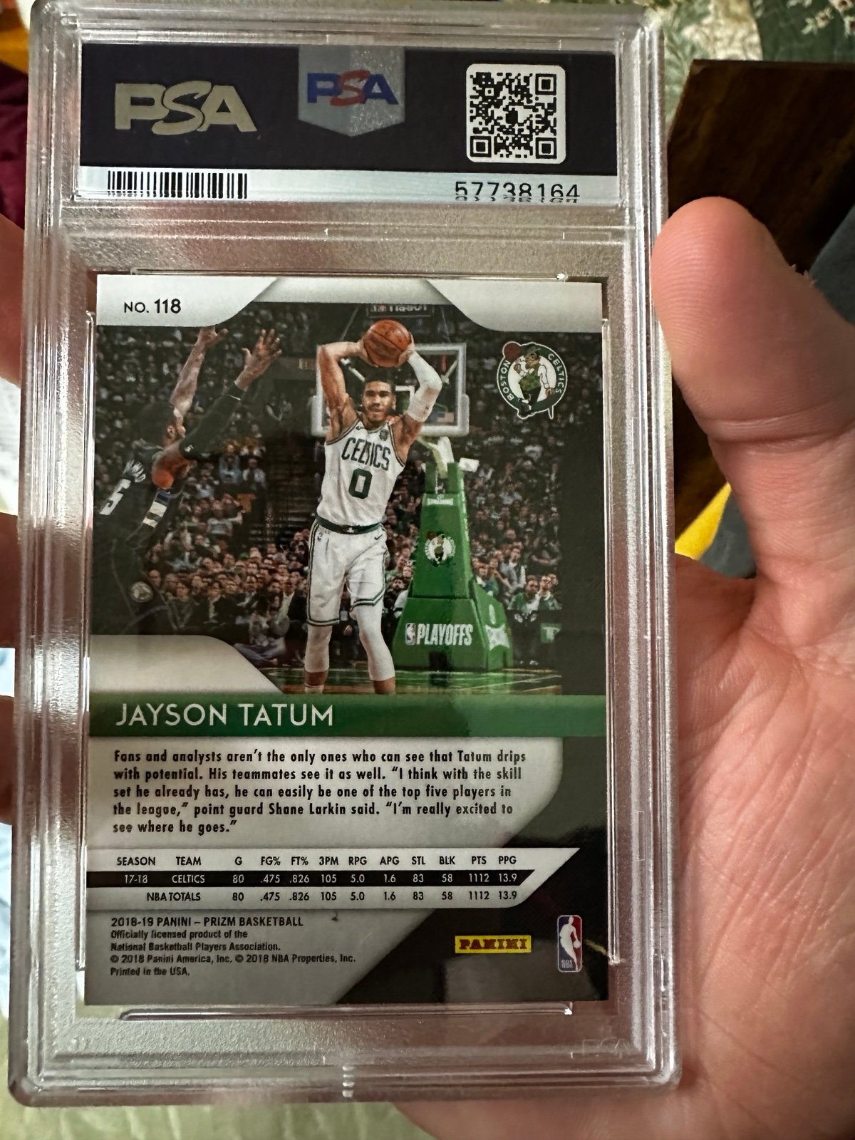 その他 panini SELECT PRIZM JAYSON TATUM PSA 9 PSA 9 JAYSON TATUM 2017-18 PANINI SELECT DIE-CUT LIGHT BLUE