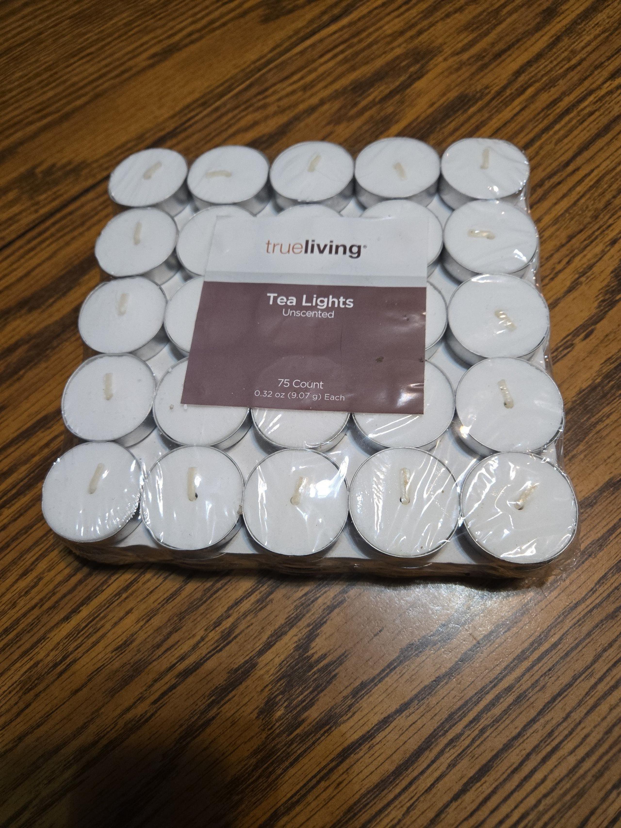 TrueLiving Tea Lights 75cnt