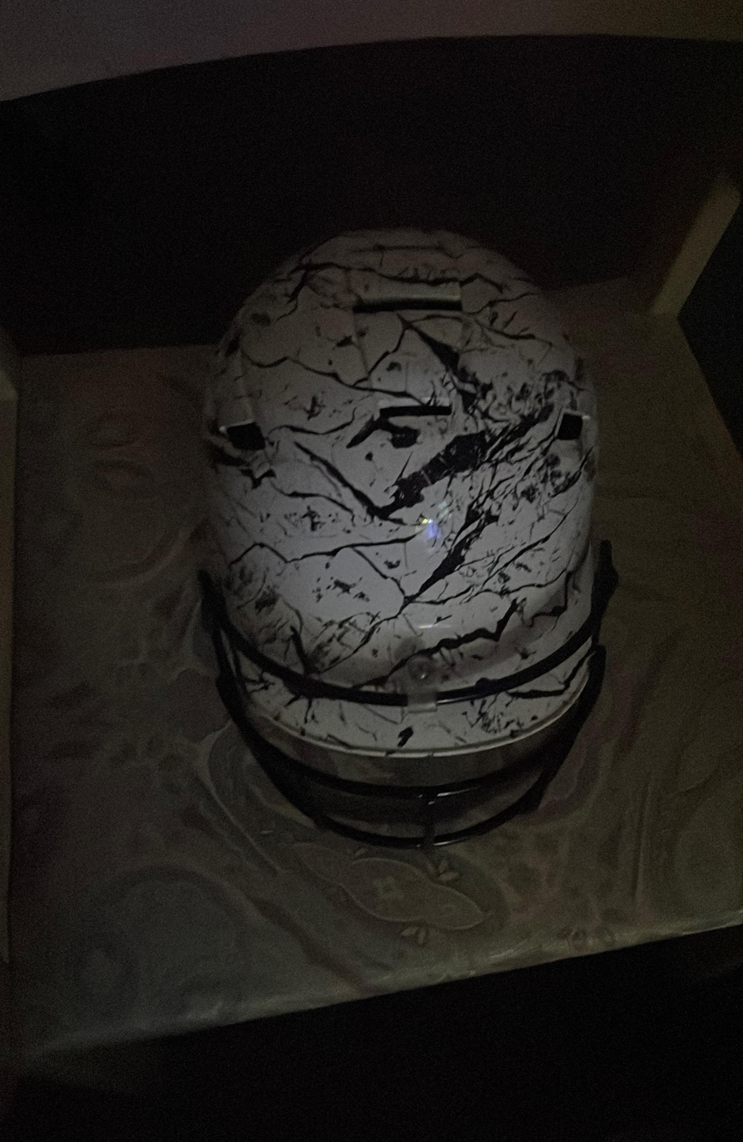 Baseball helmet name brand is schutt
