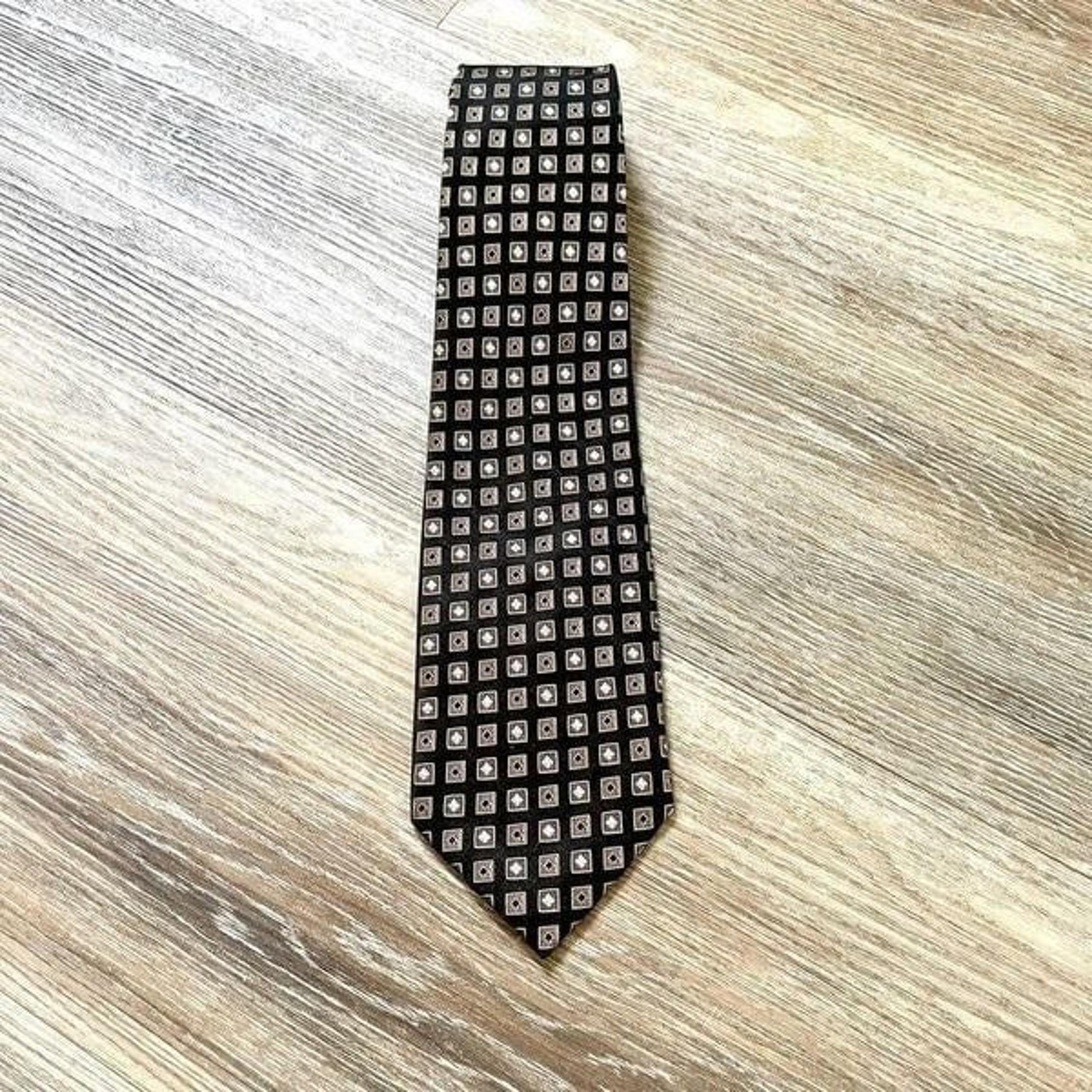 Pierre cardin black and gold tie
