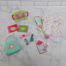 American Girl Dolll Wellie Wisher Animal Vet Set