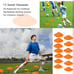 Agility Training Equipment, Kids Soccer Hurdles Agility Ladder Equipment Set Agi