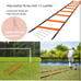 Agility Training Equipment, Kids Soccer Hurdles Agility Ladder Equipment Set Agi