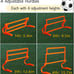 Agility Training Equipment, Kids Soccer Hurdles Agility Ladder Equipment Set Agi
