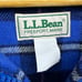 Vintage L.L. Bean Blanket Lined Blue Parka Zip Up Jacket Size Small