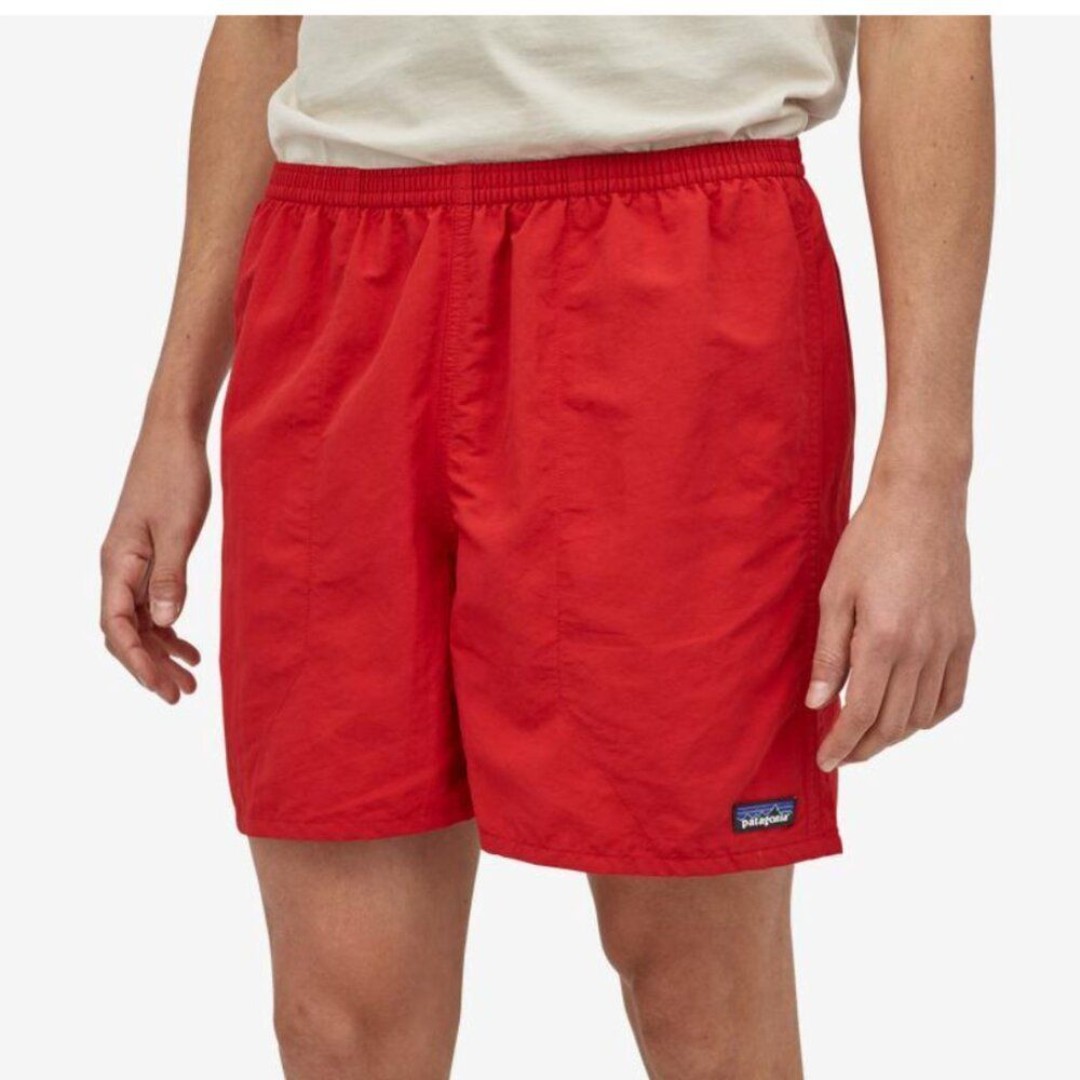 Men Paagonia Baggies Shorts 7 inch Inseam in Fire Size Large