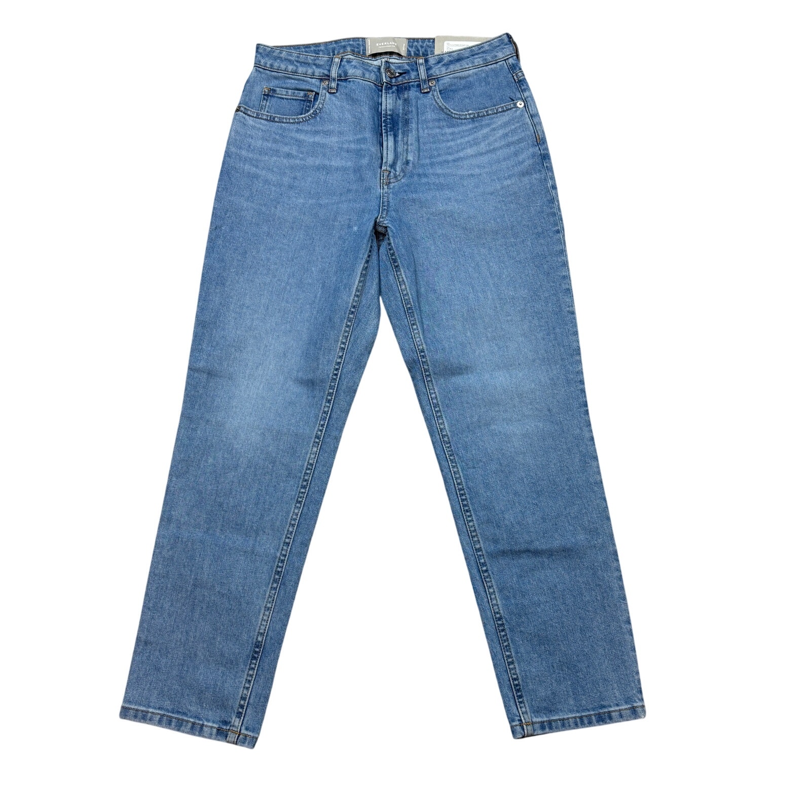 NWT Everlane The Curvy Cheeky Straight Jean in Sky Blue Women's 29 Crop