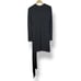 Badgley Mischka Belle Harley Crepe Fringe Crew Neck Long Sleeve Sheath Dress 4