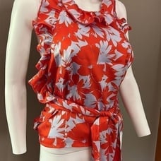 J Crew Flounce Floral Halter Top Small