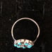Native American Navajo Petit Point Cluster Flower Ring Sz 7